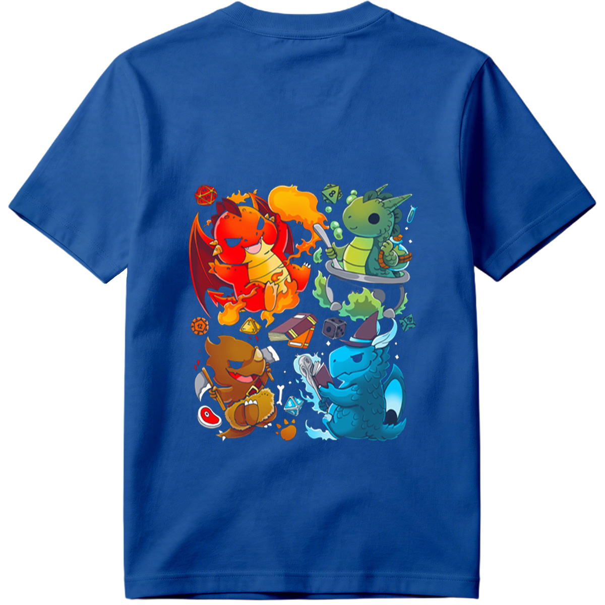 Dragon Quest: Fire, Nature, Earth, and Water Elements - Tee