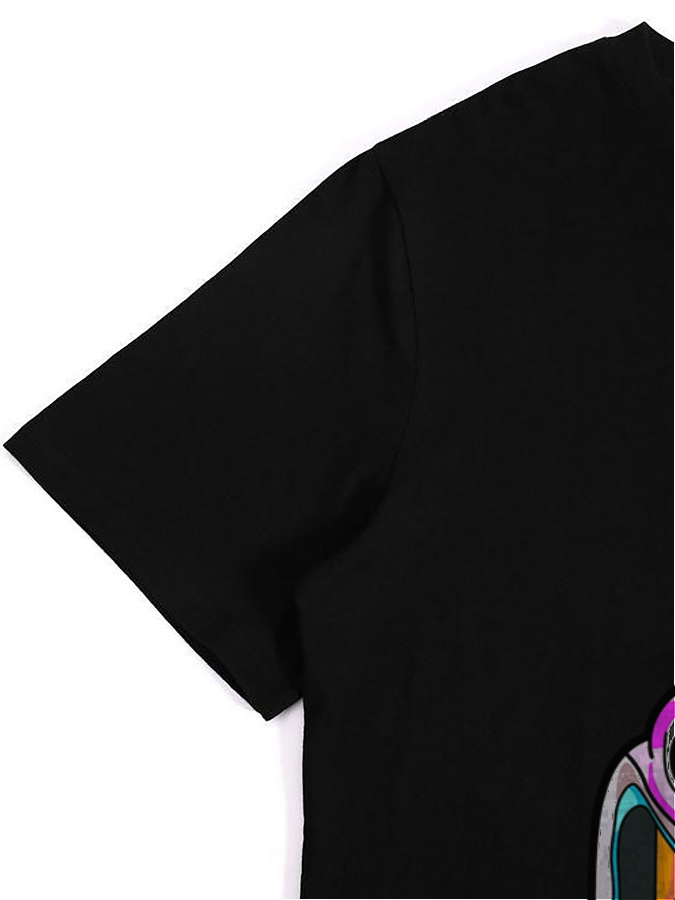 Men's Printed T-Shirt Rainbow Shark Graphic Design Casual Round Neck Summer Lightweight Breathable Short Sleeve T-Shirt for Beach Outdoor Activities Trendy Fashion for Young Adults