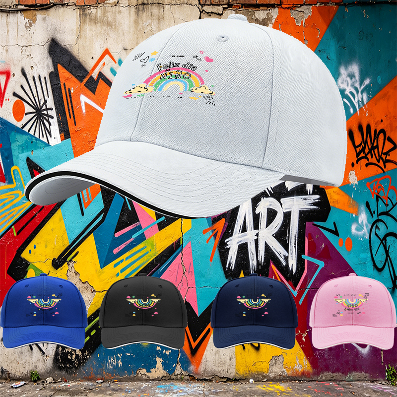 Unisex Classic Sandwich Hat with Rainbow and 