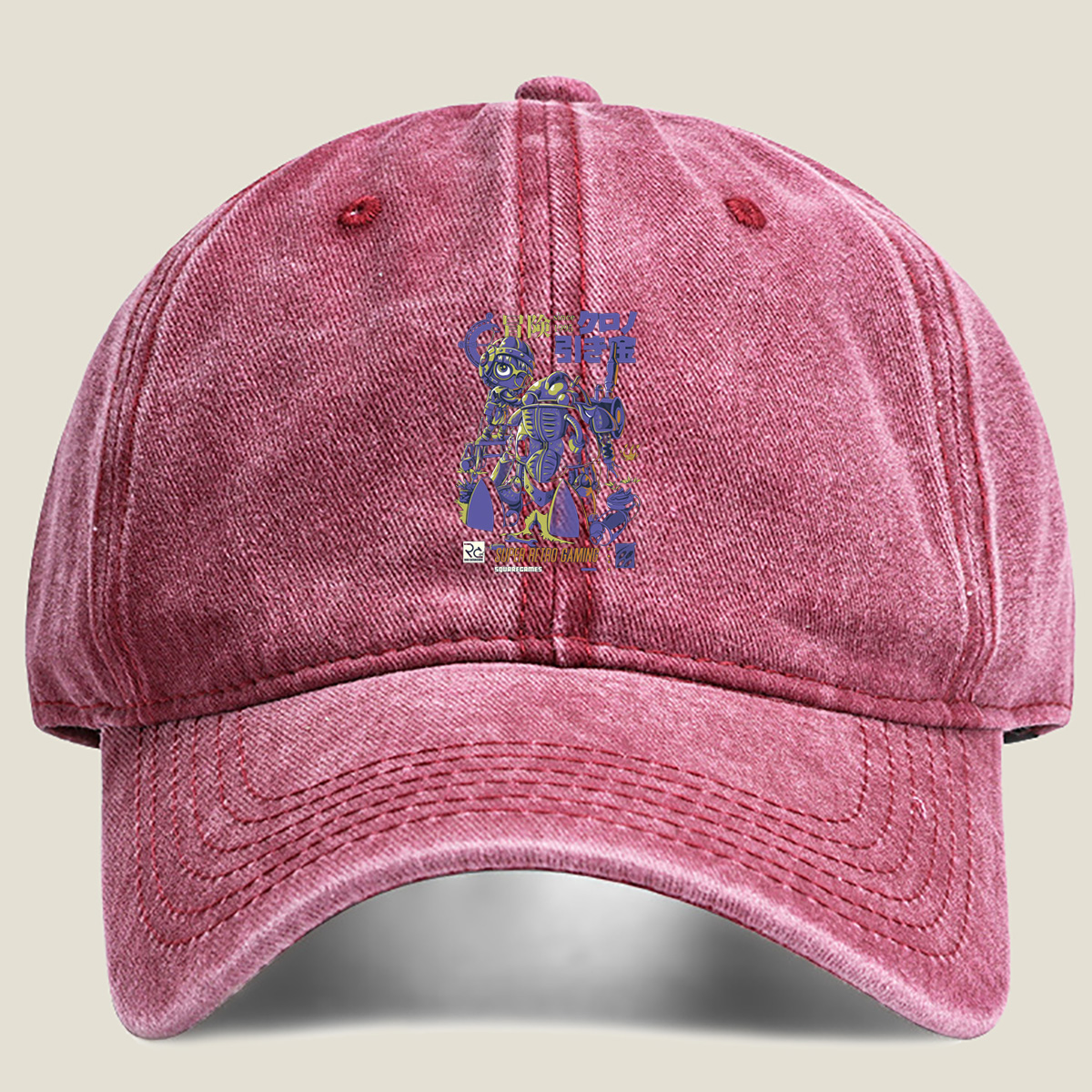 Chrono Trigger: Robo and Crono Adventure Since 1995 - Washed Denim - Baseball Cap