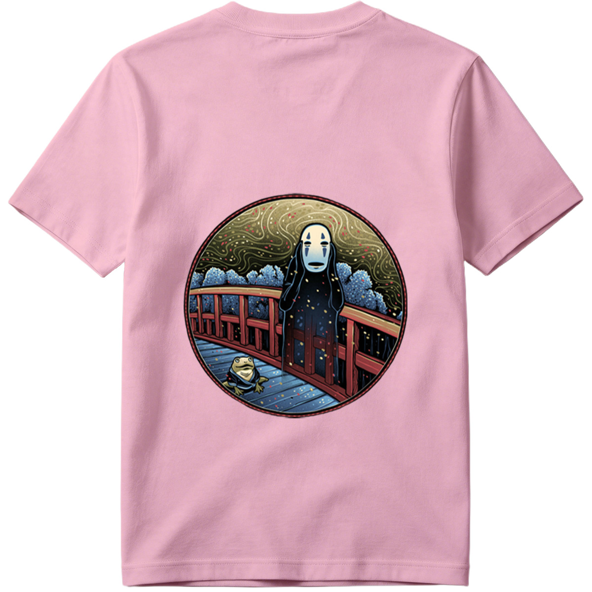 Spirited Away: No-Face and Frog on Bridge - Tee
