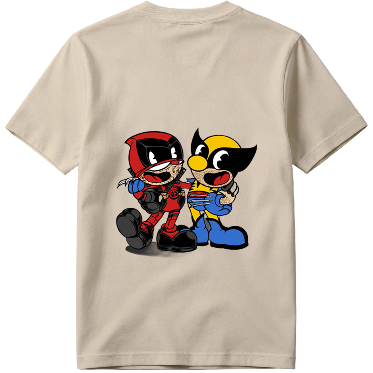 Deadpool and Wolverine Chibi Style - Tee