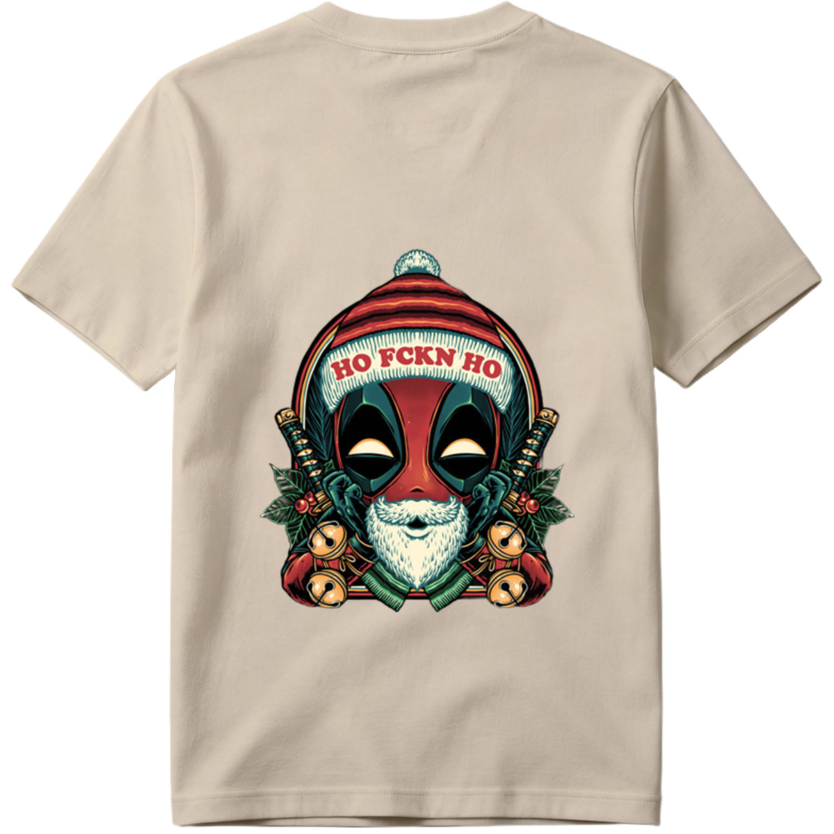 Deadpool Santa Christmas Design - Tee