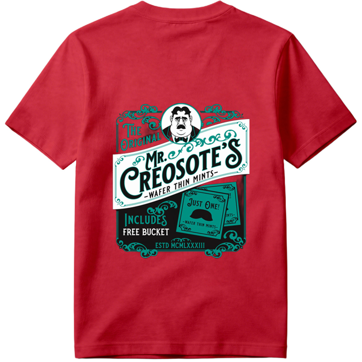 Mr. Creosote's Wafer Thin Mints - The Original with Free Bucket - Tee