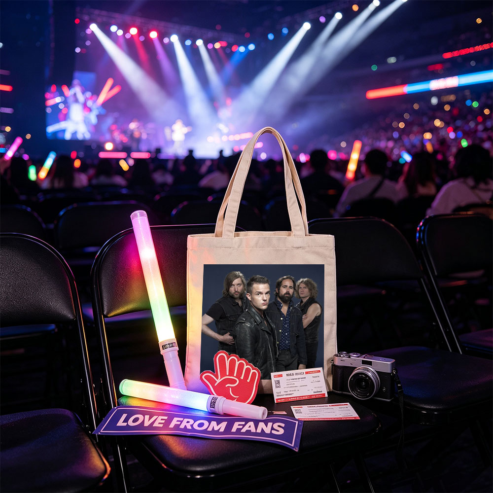 Imagine Dragons Band Members in Stylish Outfits Against Dark Background - Canvas tote bags