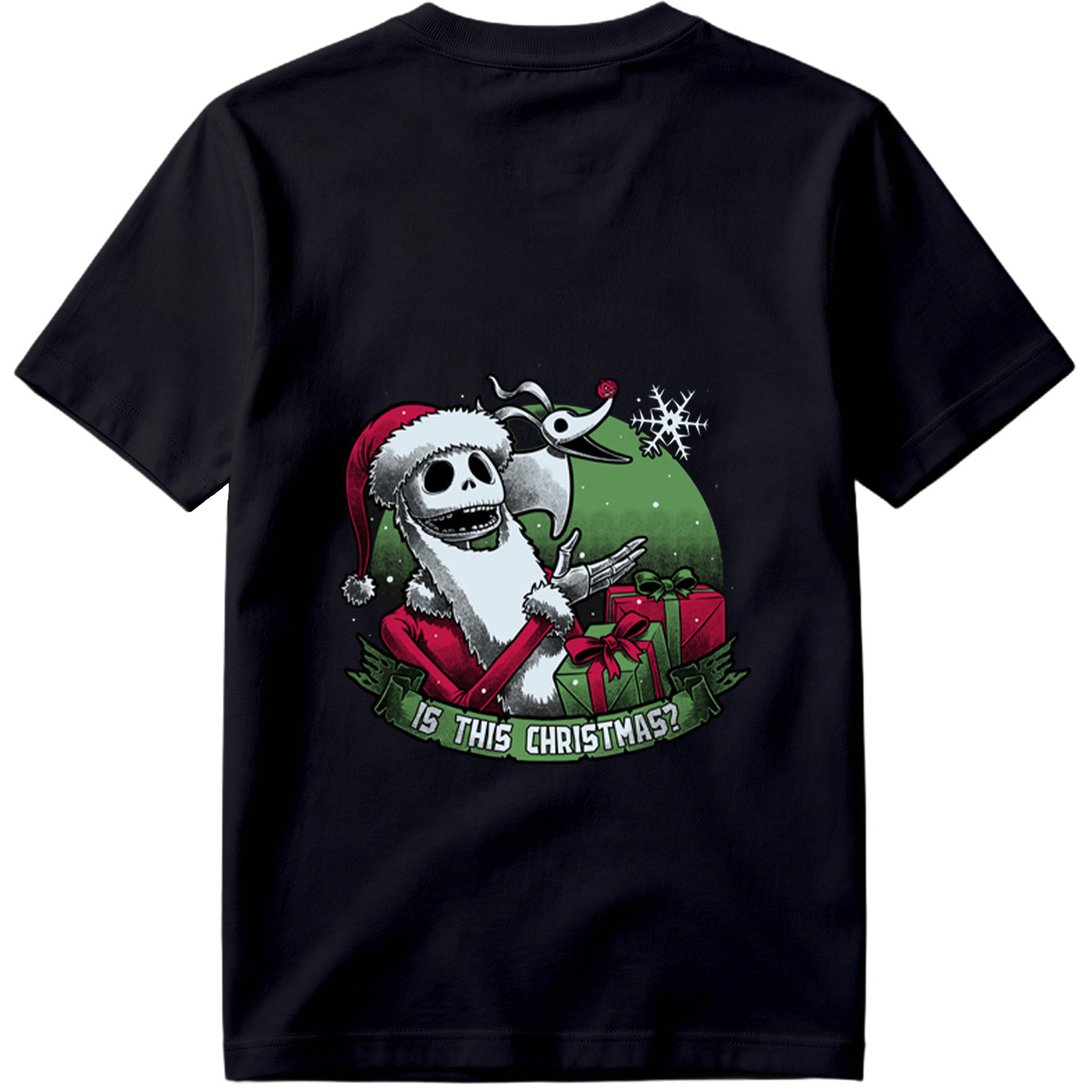 Jack Skellington and Zero - Is This Christmas? - Tee