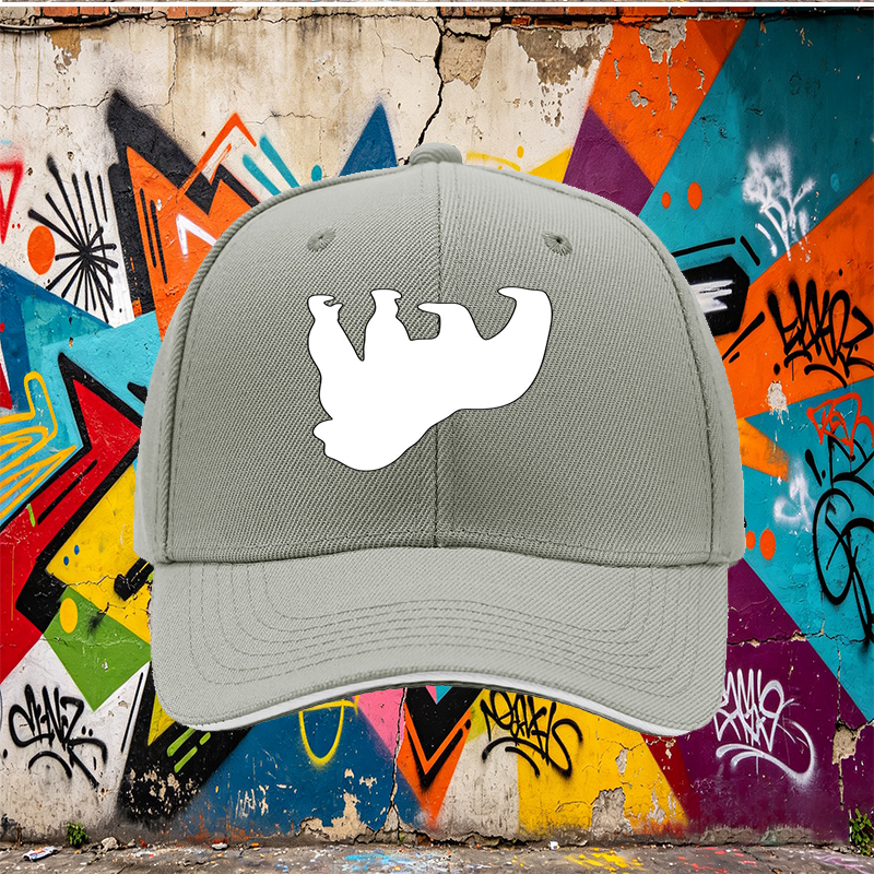 Unisex Classic Sandwich Hat with Lion Silhouette Print - Lightweight Cotton Baseball Cap for Outdoor Activities, Travel, and Casual Wear - Ideal for Adults Seeking Stylish Sun Protection and Comfortable Fit