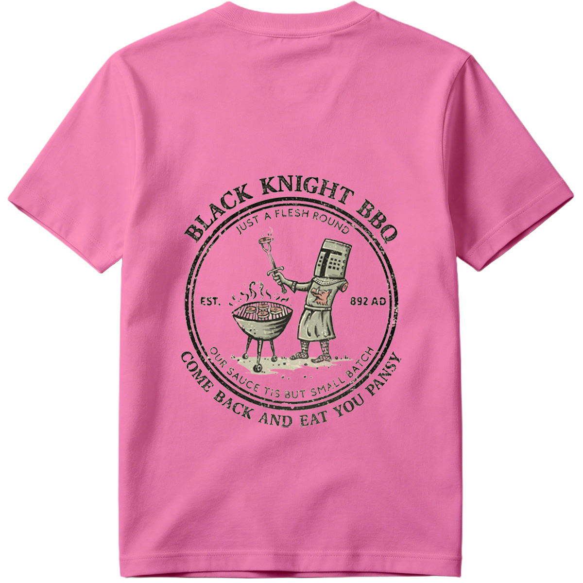 Black Knight BBQ: Just a Flesh Round - Tee