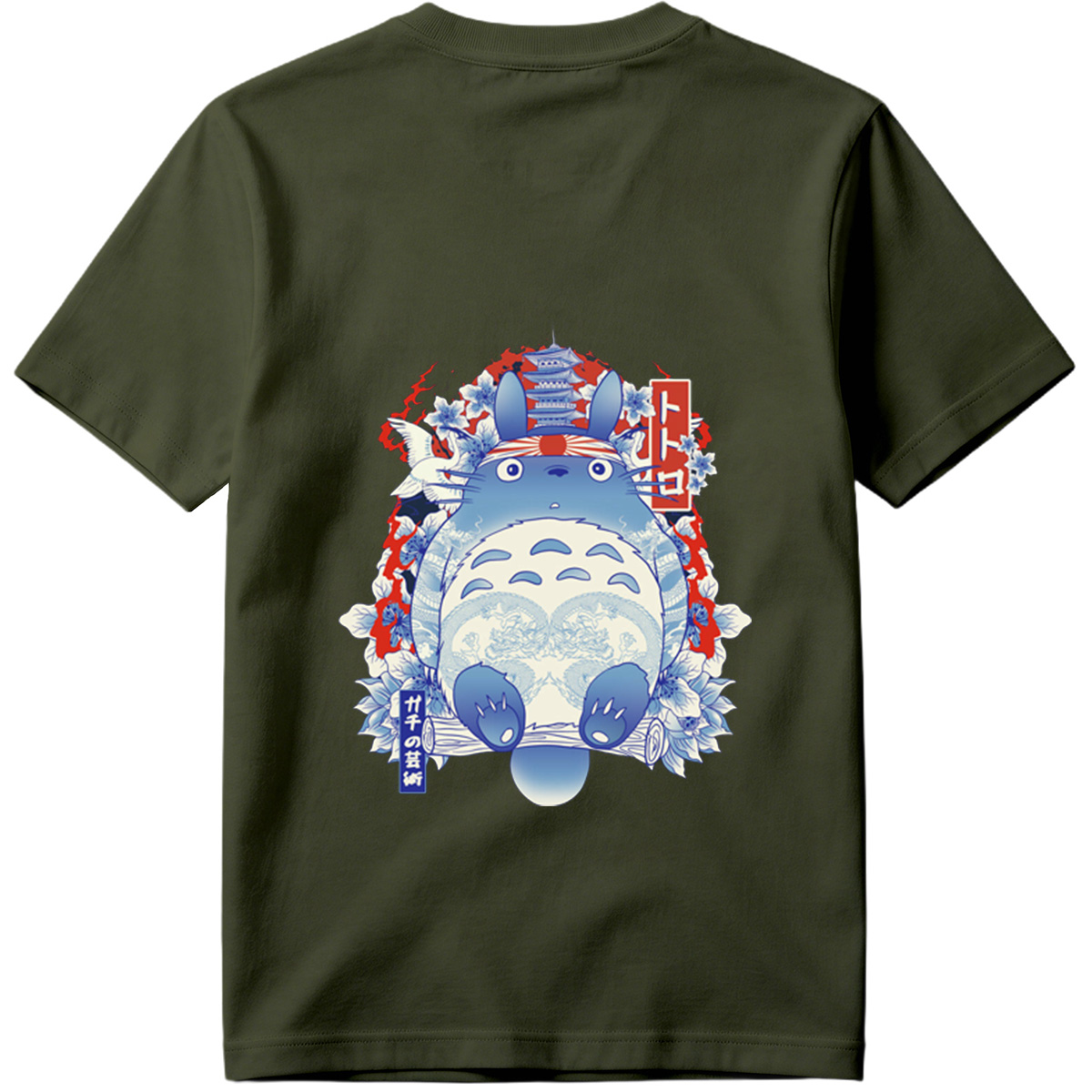 Totoro Japanese Art Design - Tee