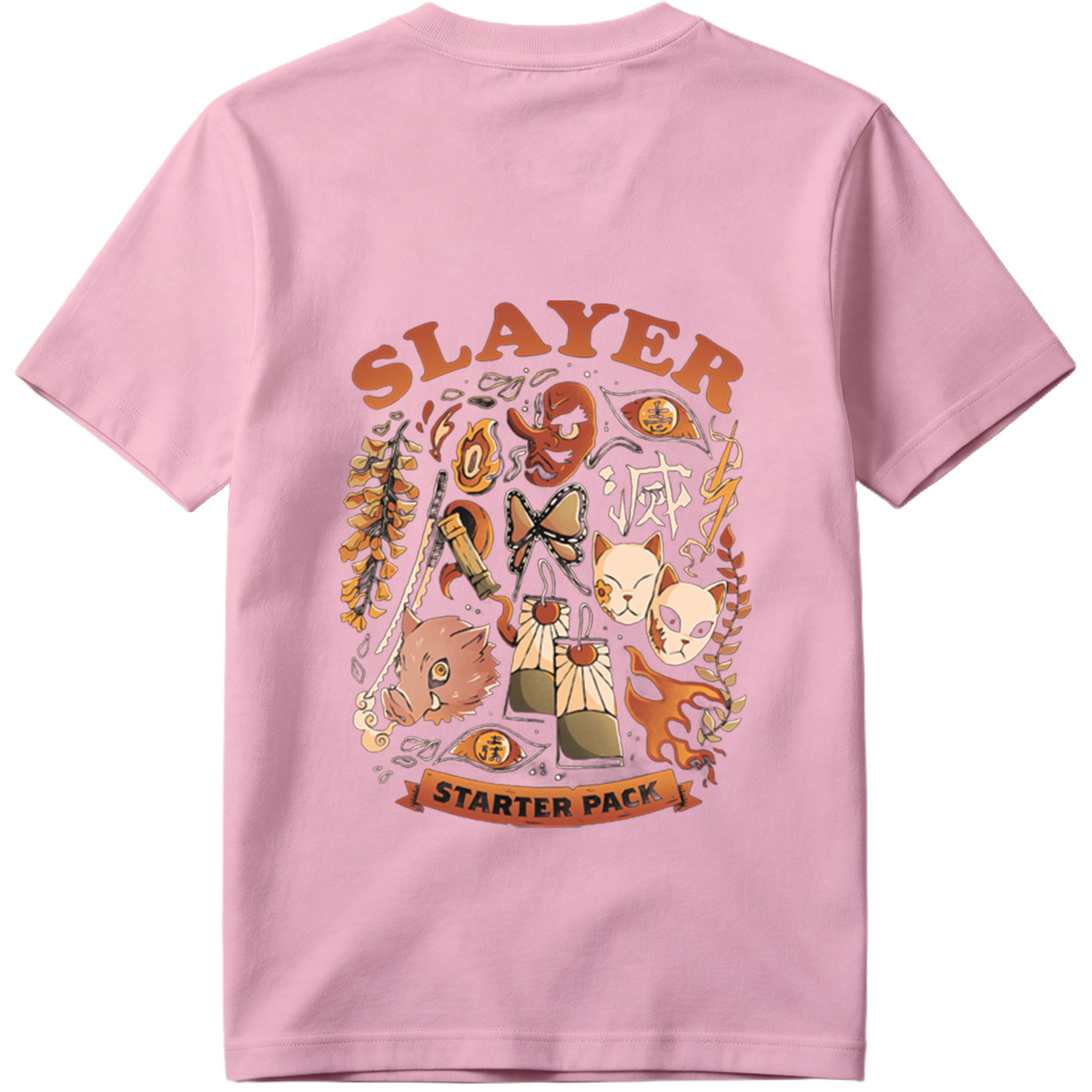 Slayer Starter Pack: Demon Slayer Characters and Symbols - Tee