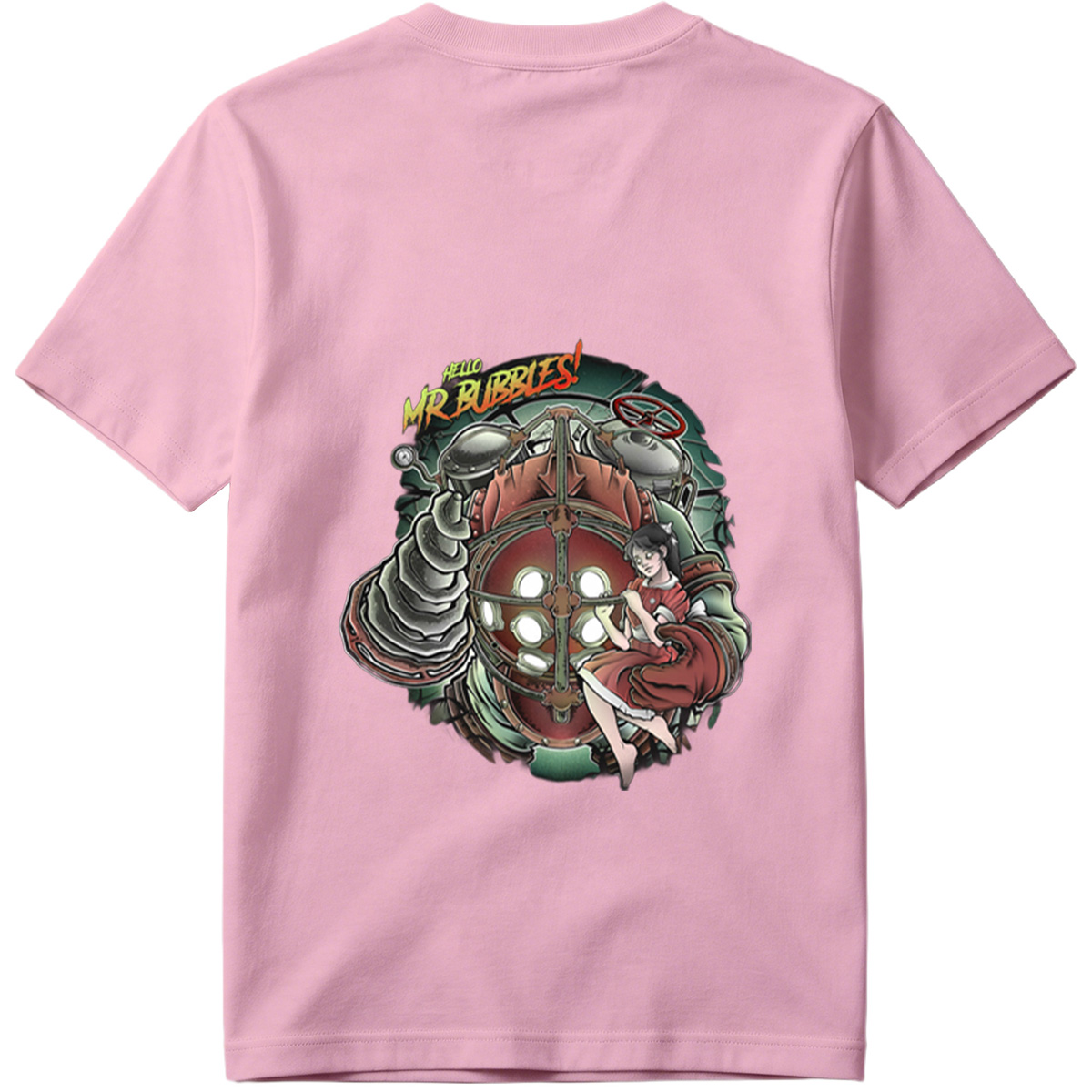 Hello Mr. Bubbles! - Steam Punk Submarine Adventure - Tee