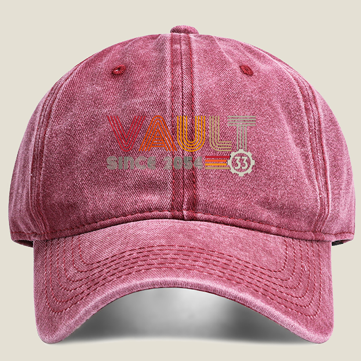 Vault 33 Since 2054 - Washed Denim - Baseball Cap