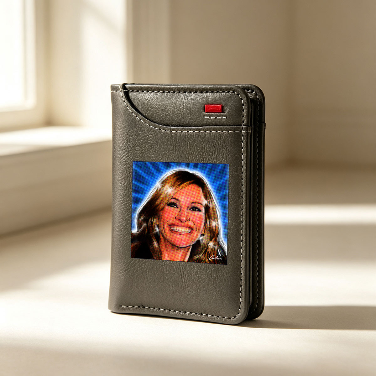 Celebrity Portrait in Pop Art Style - Vertical Style Wallet