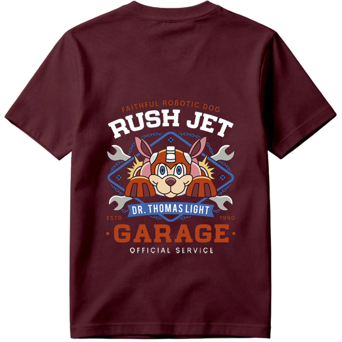 Rush Jet: Dr. Thomas Light Garage Official Service - Tee