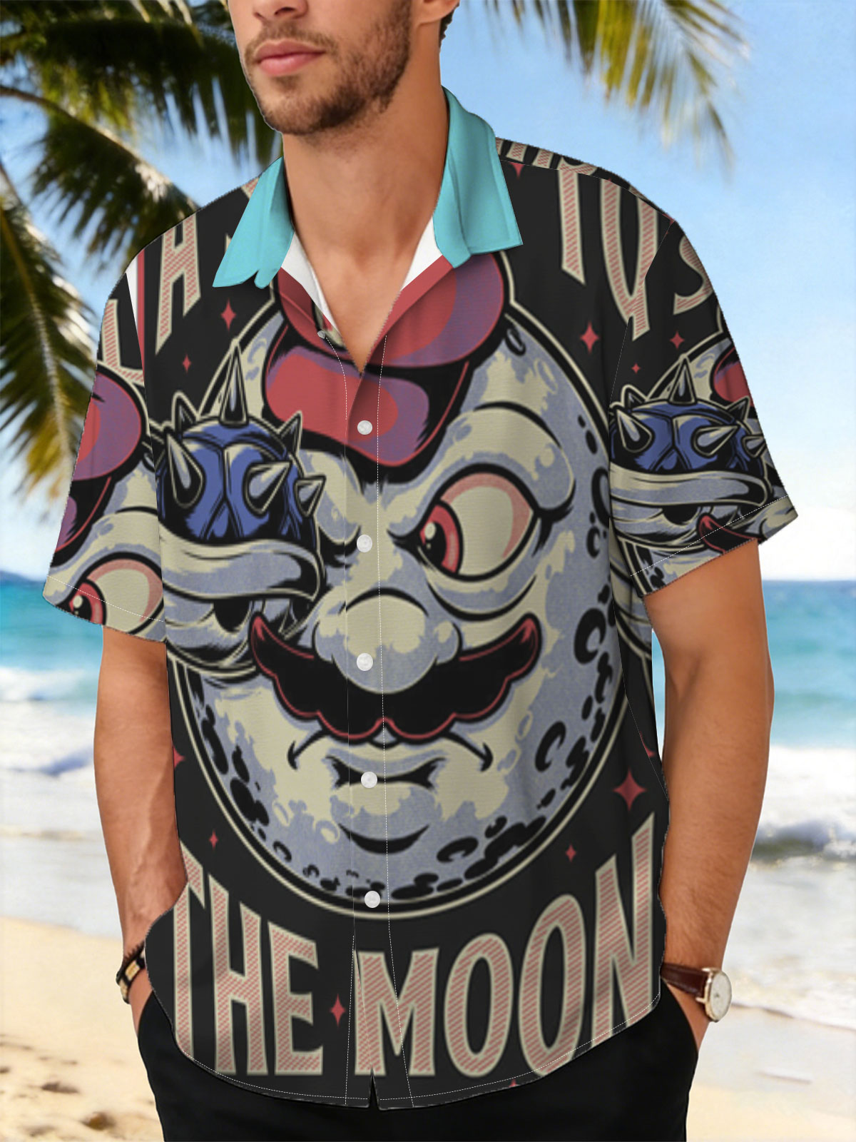 Mario Meets the Moon: A Shell to the Moon -  Shirt