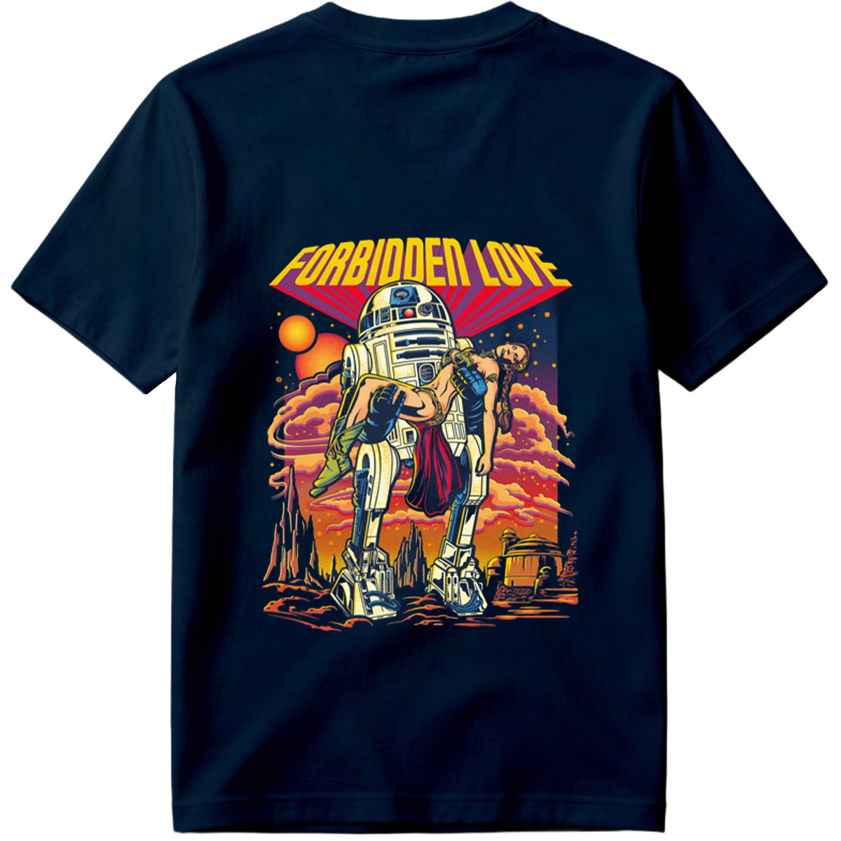 Star Wars: R2-D2 and Leia Forbidden Love - Tee