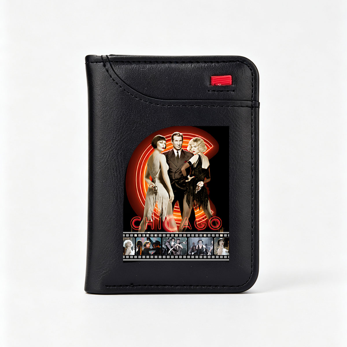 Chicago: Roxie Hart, Velma Kelly, and Billy Flynn in the 1920s Jazz Age Drama - Vertical Style Wallet