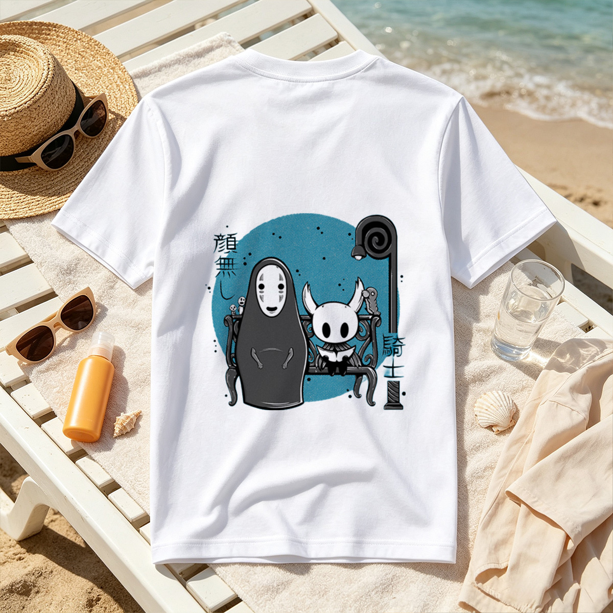 No Face and Hollow Knight - Tee