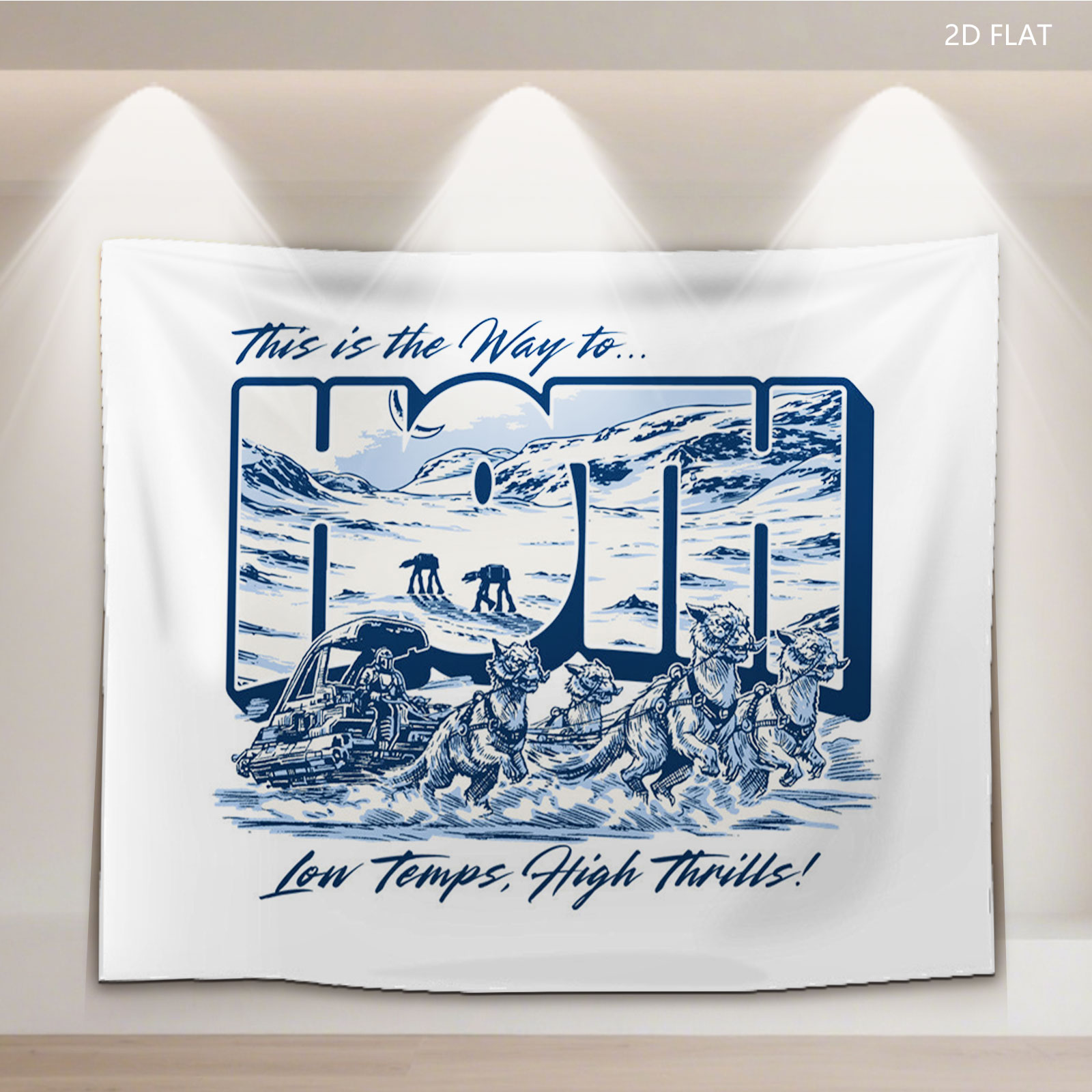 Star Wars: Snowspeeder & Tauntauns - Low Temps, High Thrills! - Tapestry