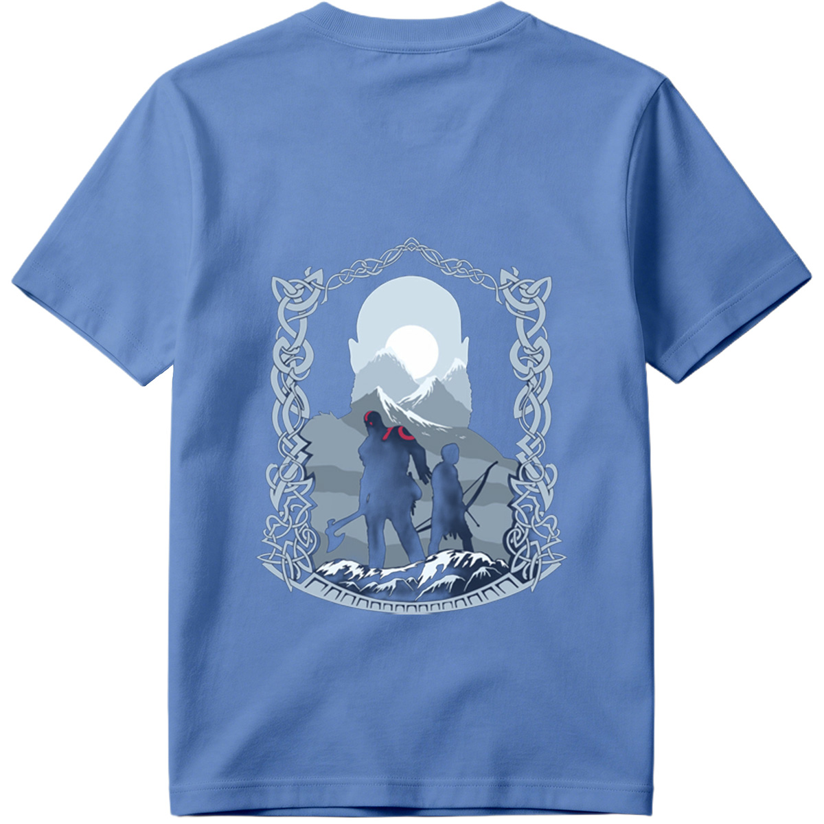 Viking Warriors Under the Moonlight - Tee