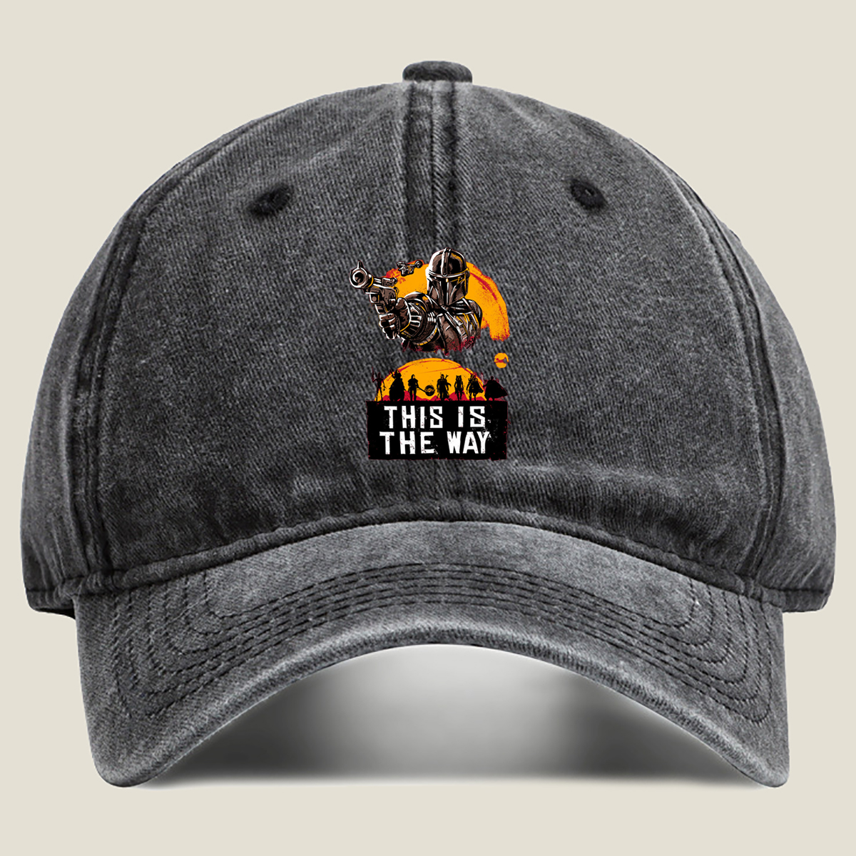 The Mandalorian: This Is The Way - Washed Denim - Baseball Cap