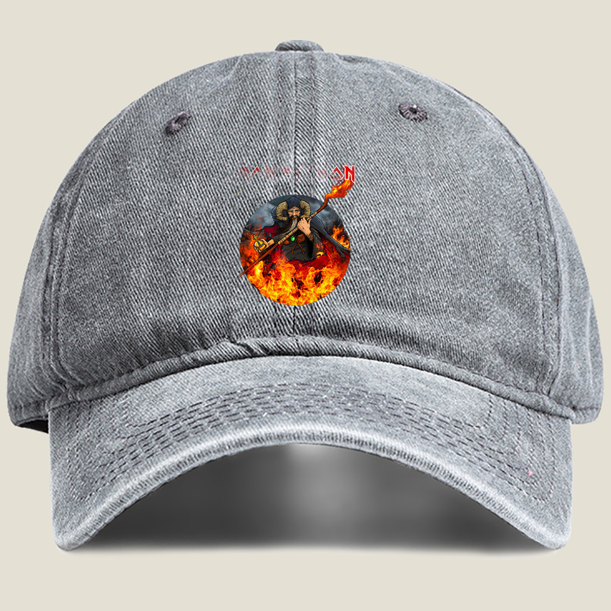 Iron Python: The Enchanter - Washed Denim - Baseball Cap