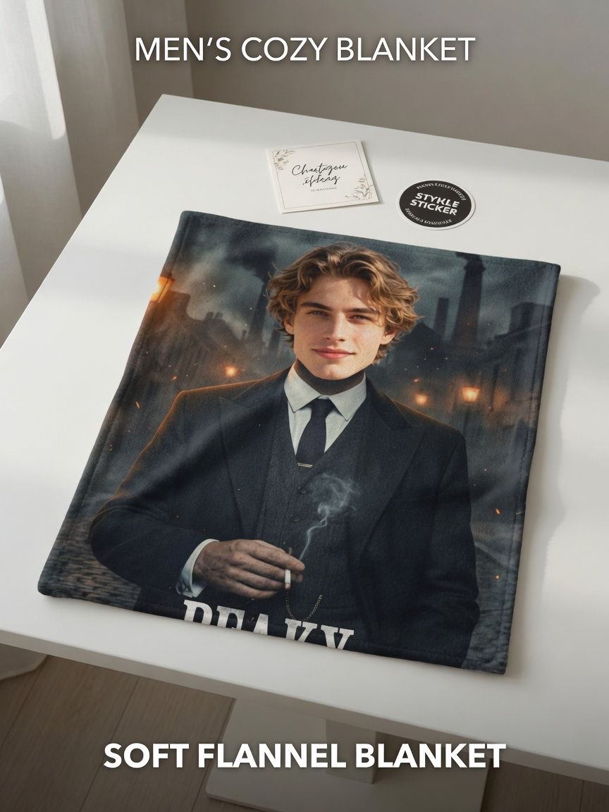Custom Photo Portrait Flannel Blanket Personalized Picture Throw Ultra Soft Warm Fleece for Couch Bed Ideal Gift