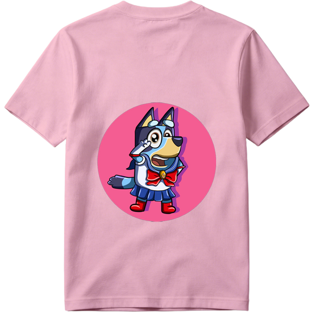 Bluey in Sailor Moon Costume - Tee