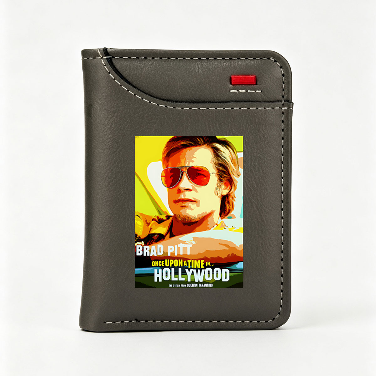 Brad Pitt in Once Upon a Time in Hollywood by Quentin Tarantino - Vertical Style Wallet