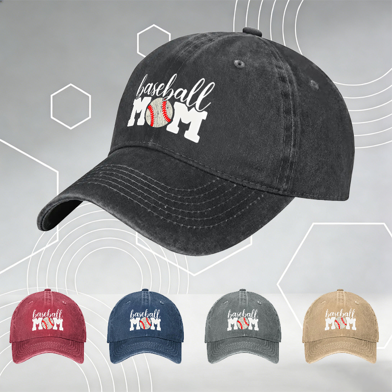 New Baseball Cap with Cute Fox Print 