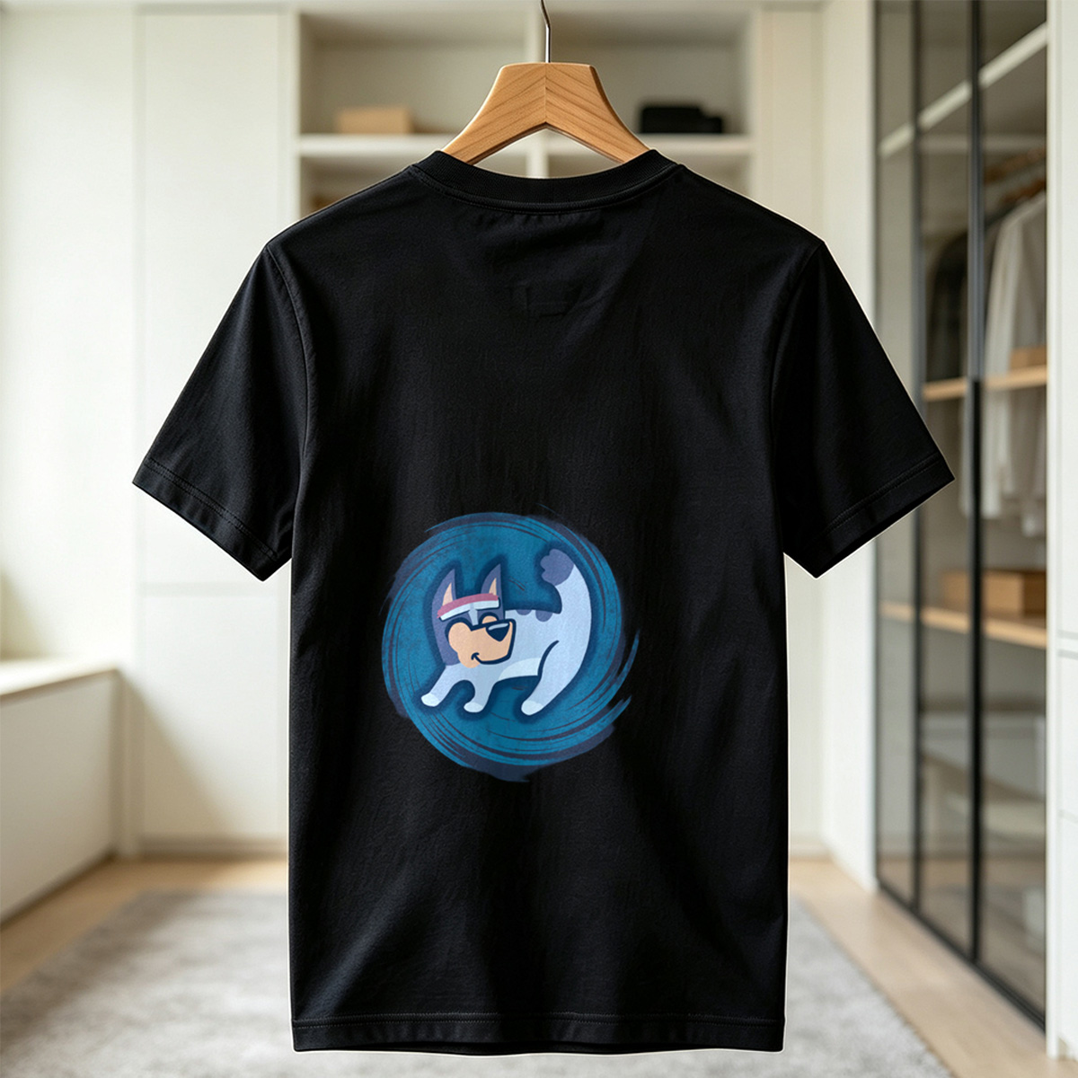 Bluey in a Swirl of Energy - Tee