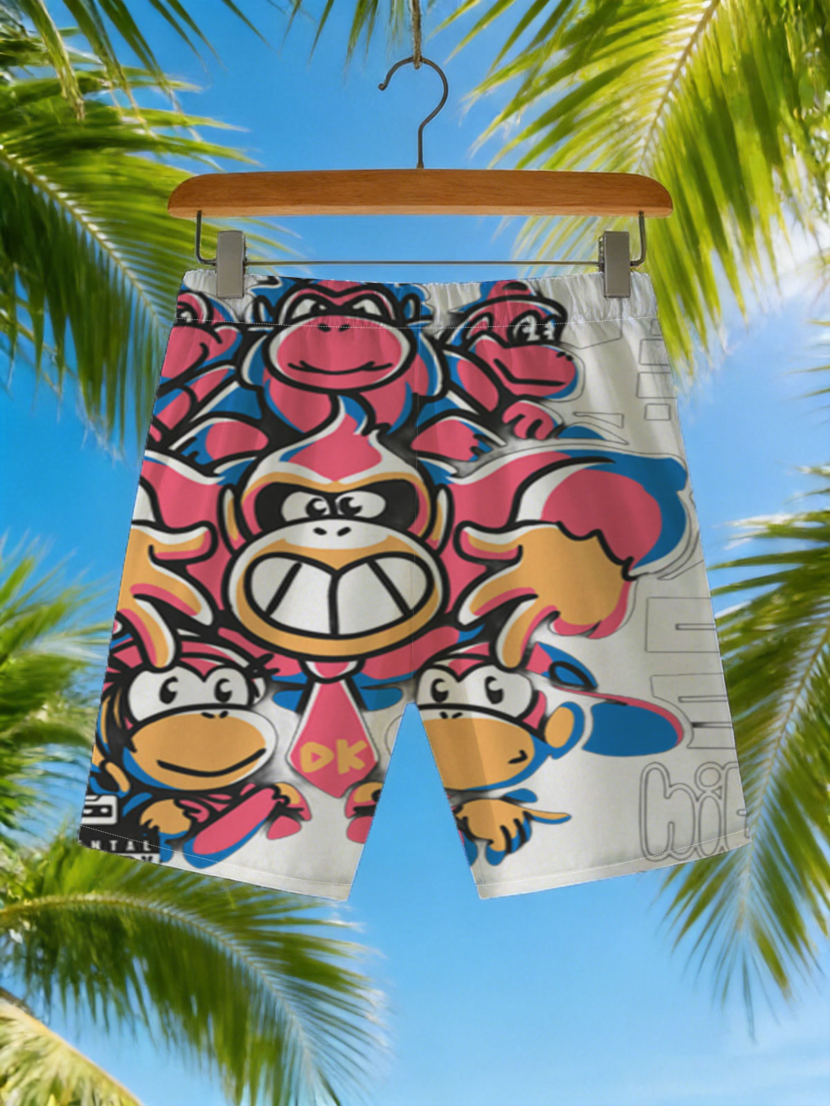 Donkey Kong & Friends: DK Crew Hits Mixtape -  Beach shorts