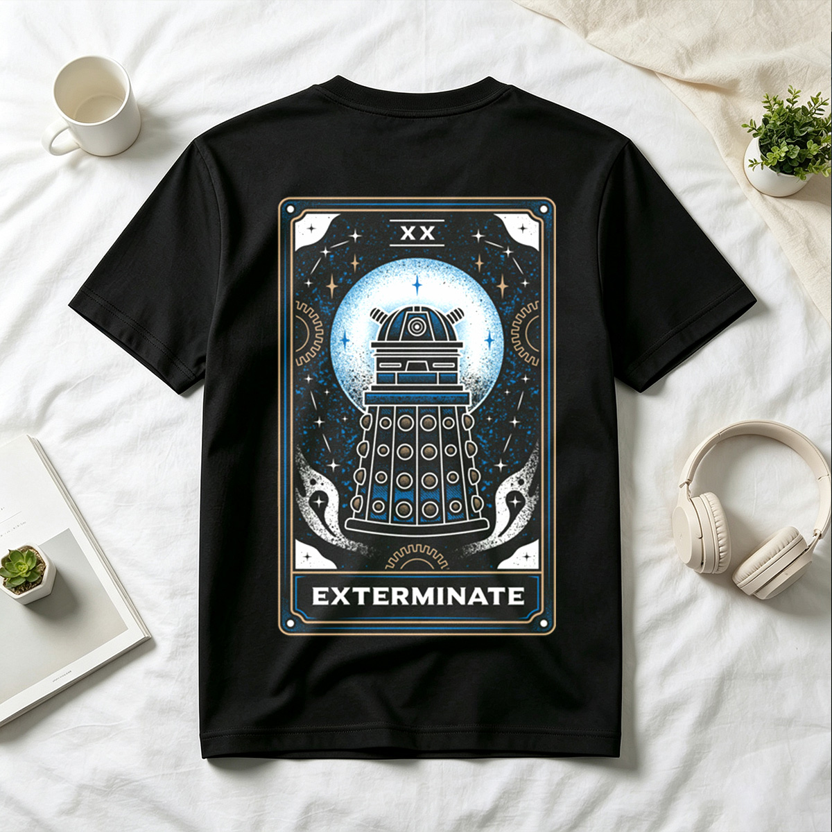 Dalek Exterminate Tarot Card - Tee