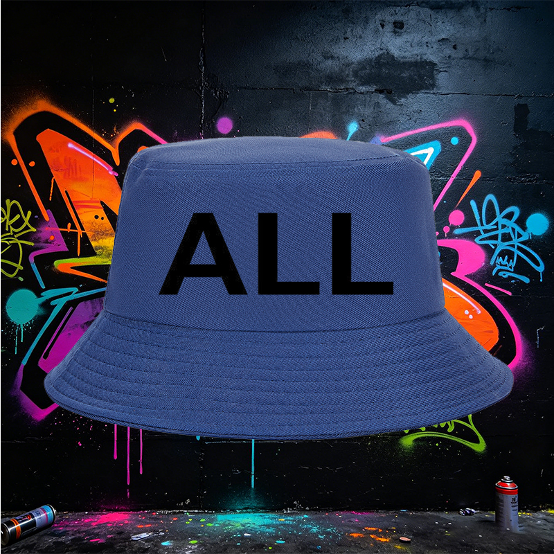 Unisex Bucket Hat with Abstract A Logo Print - Classic Cotton Sun Hat for Outdoor Activities, Beach, Travel, and Casual Wear - Suitable for Men and Women Seeking Stylish and Functional Headwear