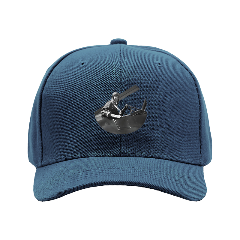 1pc New Baseball Cap with Vintage Aviator Print and Text Unisex Adjustable Hat for Outdoor Activities and Casual Wear Suitable for Adults Who Love Aviation and Retro Style