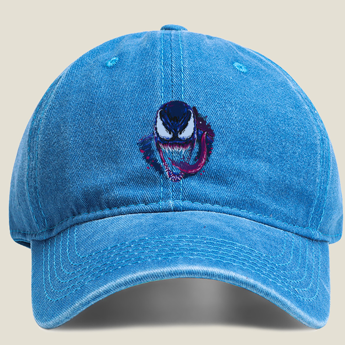 Venom: The Symbiote Horror - Washed Denim - Baseball Cap