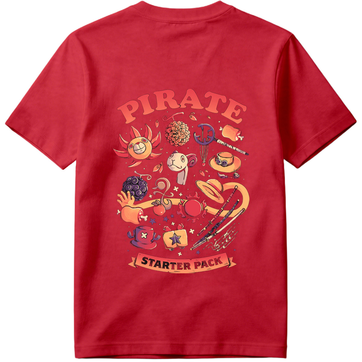 Pirate Starter Pack: A Whimsical Adventure with Captain and Crew - Tee
