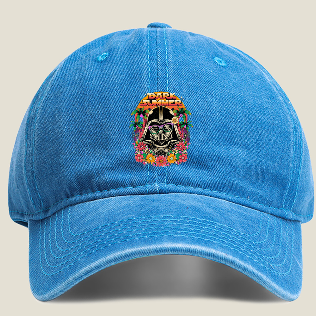Darth Vader Dark Summer - Washed Denim - Baseball Cap