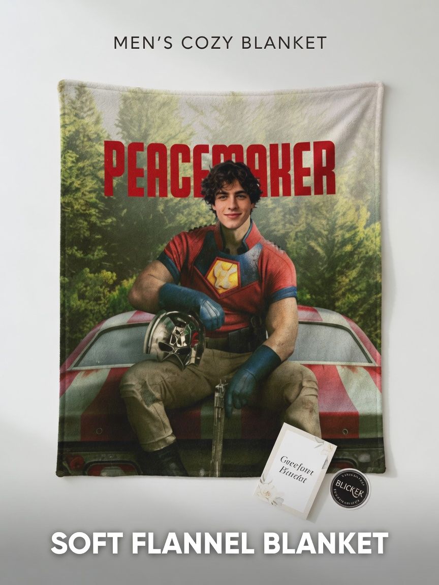 Custom Photo Face Flannel Blanket, Personalized Superhero Portrait Throw Fleece, Cozy Skin-Friendly Unique Memory Gift
