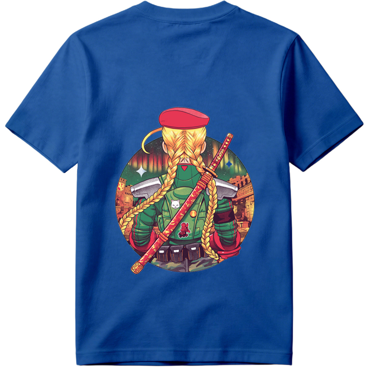 **Title:** Street Fighter - Cammy with Katana - Tee
