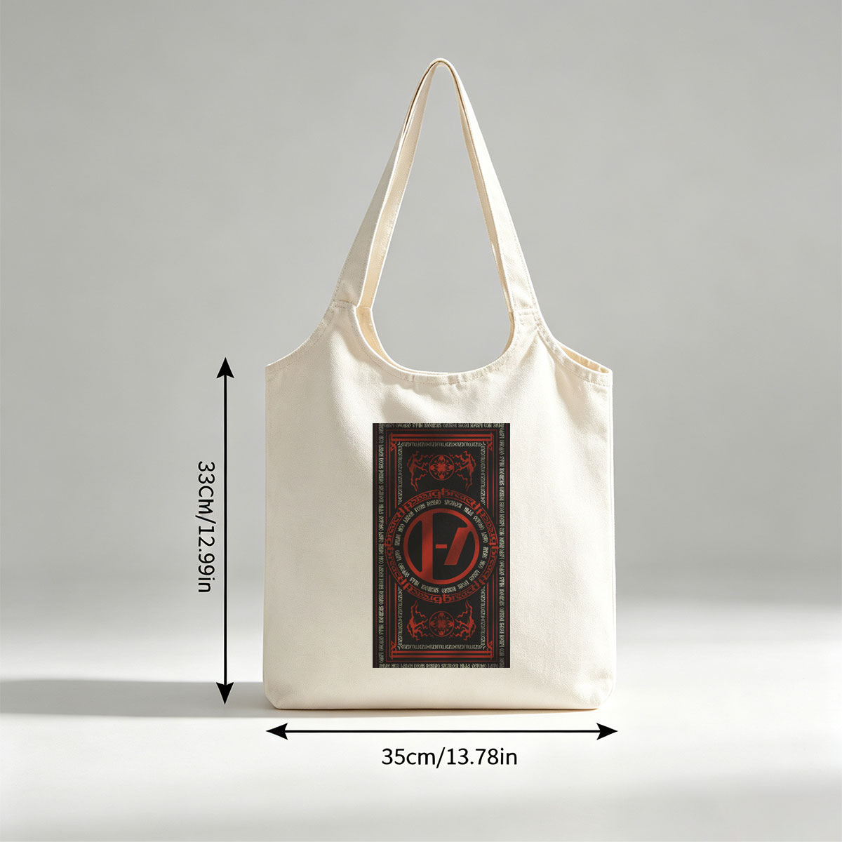 Korn Band Logo Design Featuring Red and Black Symbolic Artwork with Circular Text and Central 