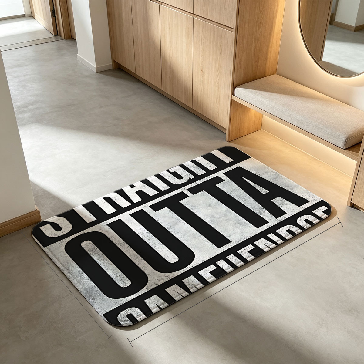 Straight Outta Gamehendge - Flannel floor mat