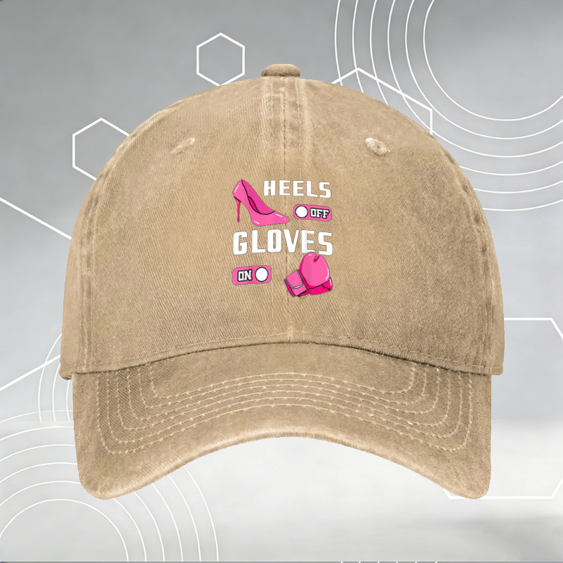 New Baseball Cap with Screw Design Print and 