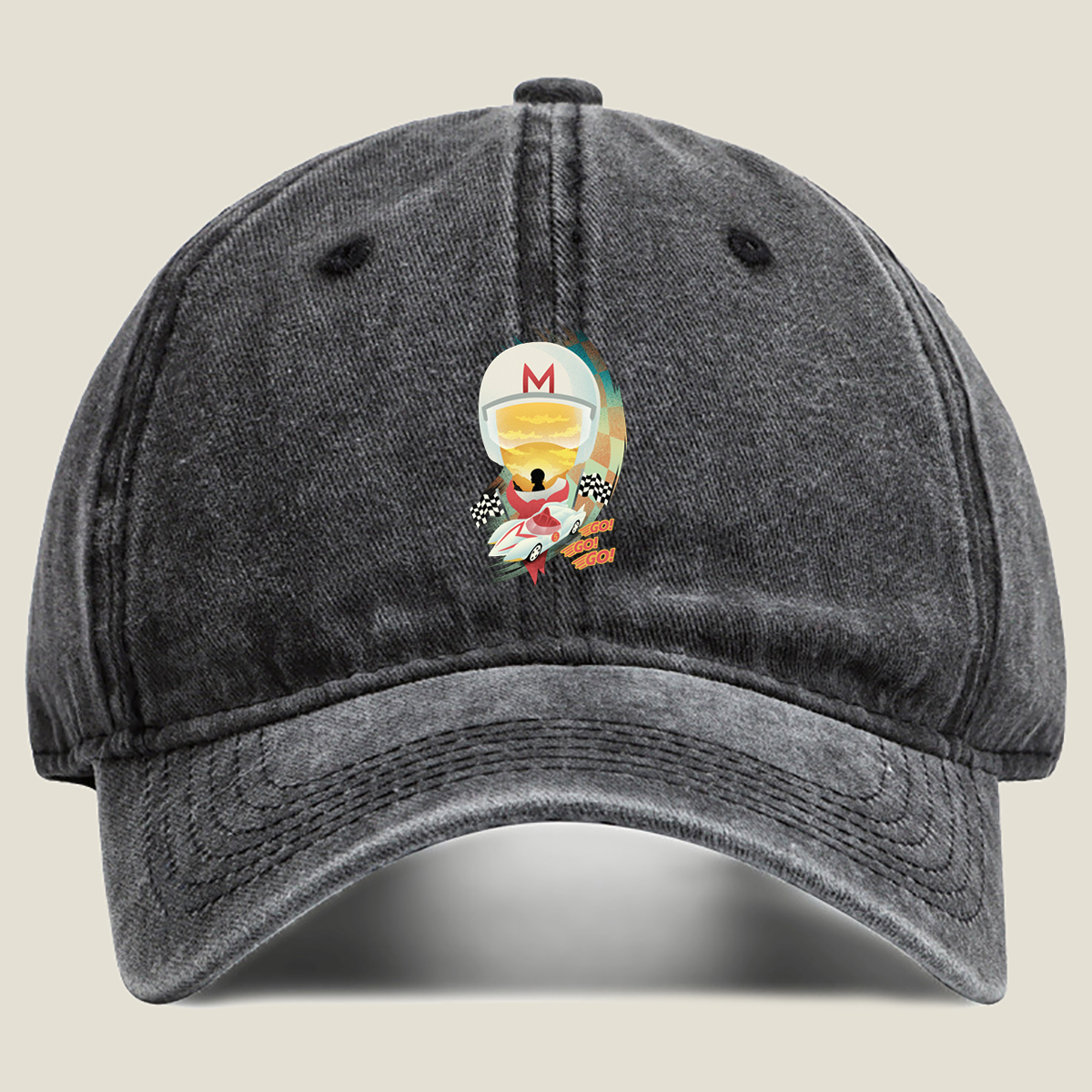 Mario Racing Adventure - Washed Denim - Baseball Cap