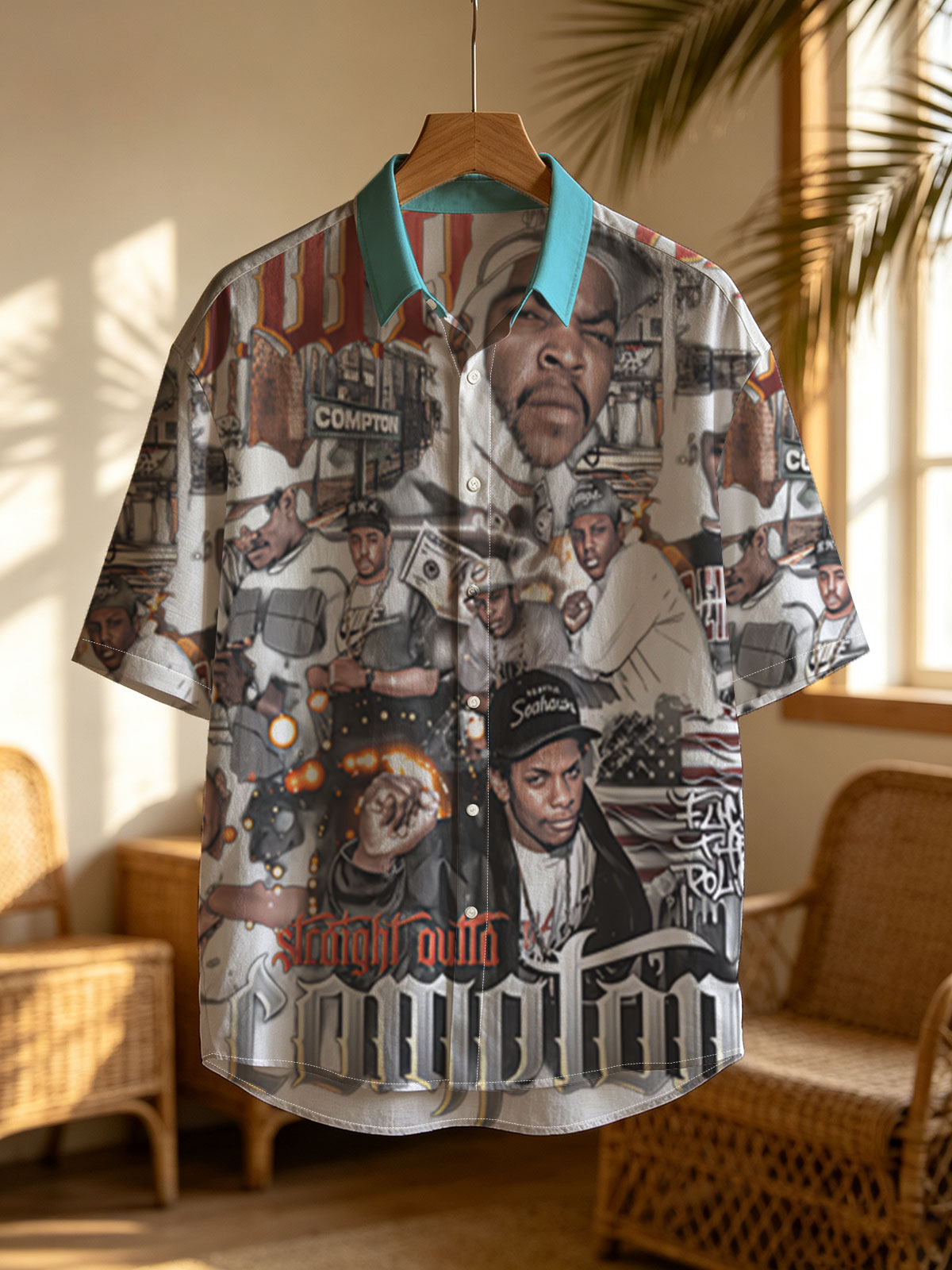 N.W.A Straight Outta Compton: Ice Cube, Dr. Dre, Eazy-E, MC Ren, DJ Yella, and the Compton Rap Legacy -  Shirt
