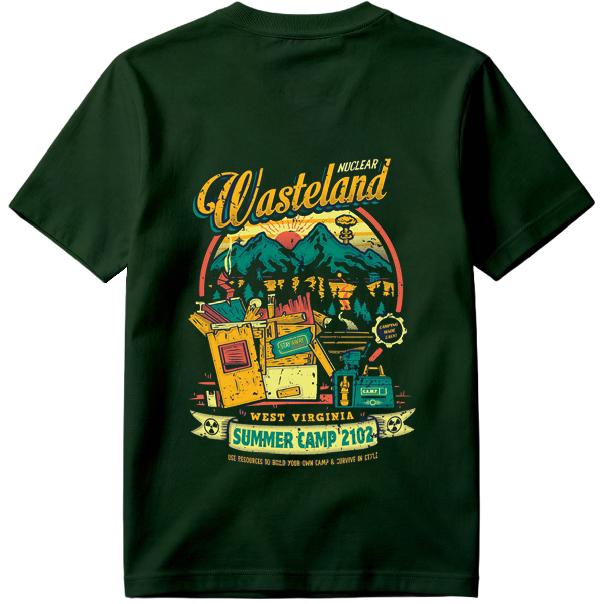 Nuclear Wasteland: Summer Camp 2102 - West Virginia - Tee