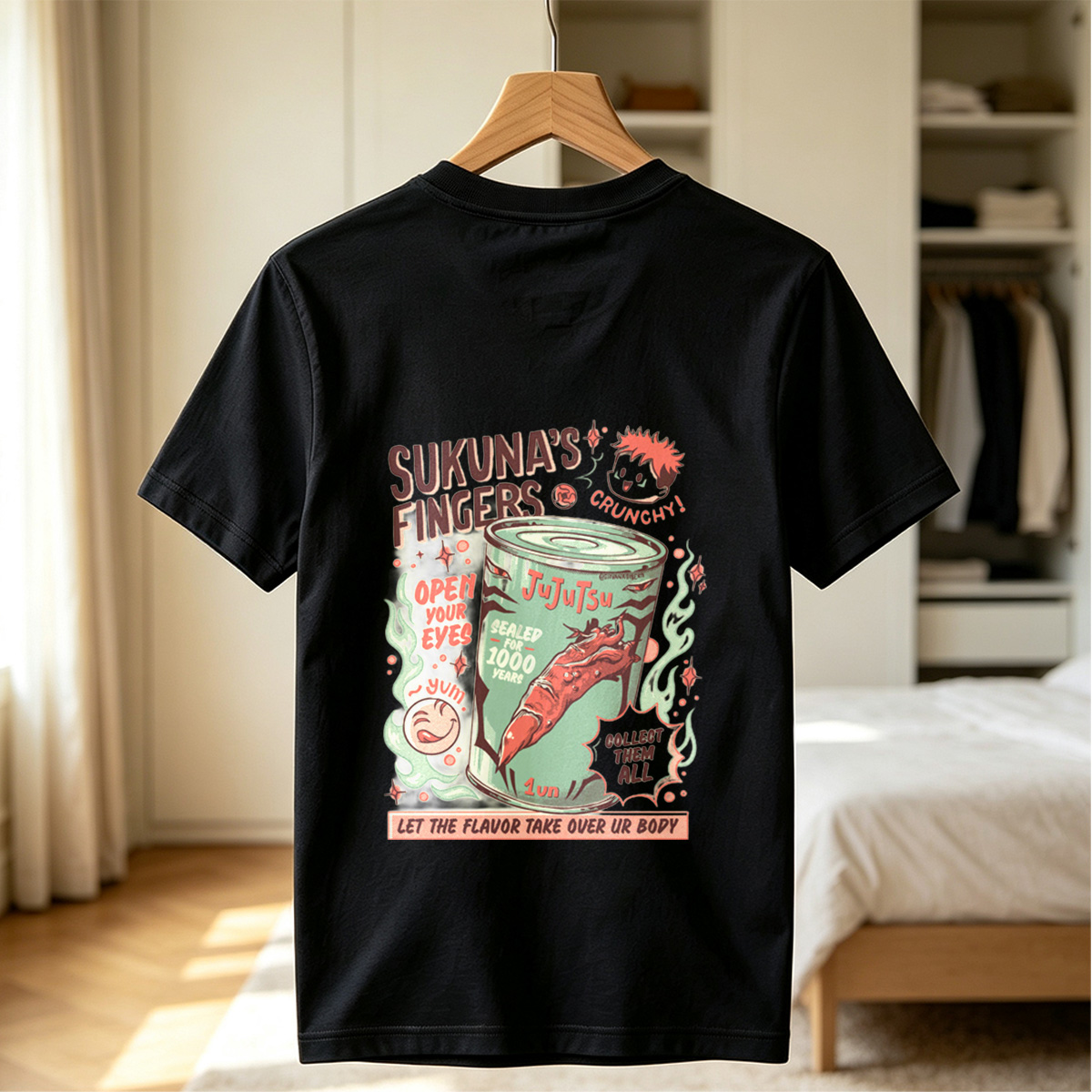 Sukuna's Fingers: Jujutsu Kaisen Crunchy Snack Ad - Tee
