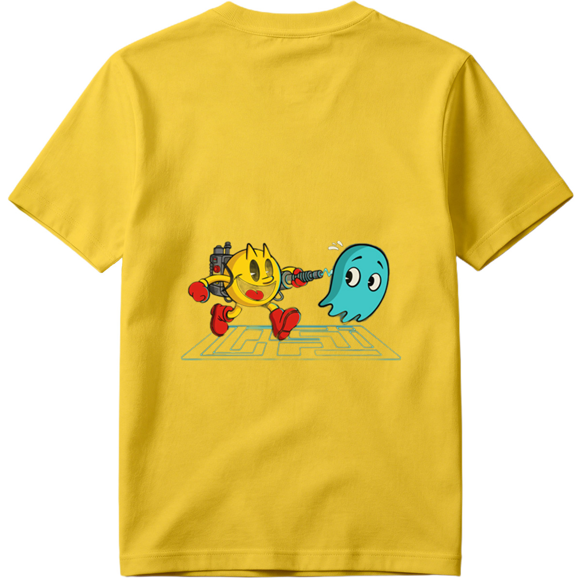 Pac-Man and Ghost in Action - Tee