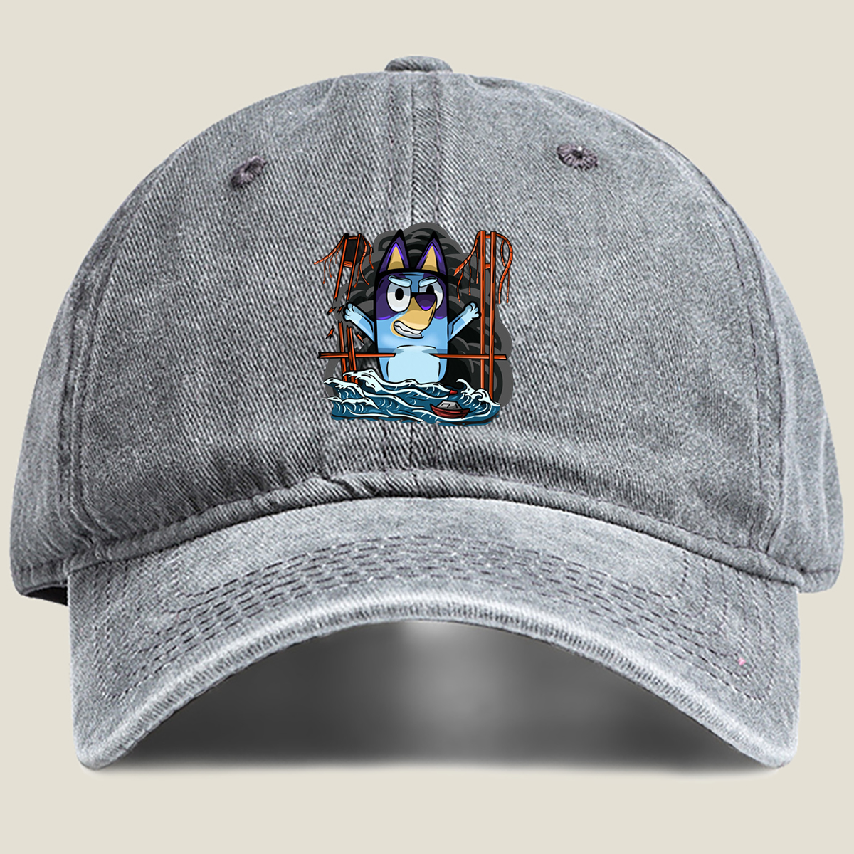 Bluey Pirate Adventure - Washed Denim - Baseball Cap