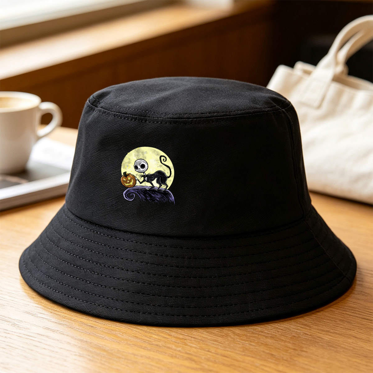 Jack Skellington and Pumpkin Moon - Fisherman's Hat